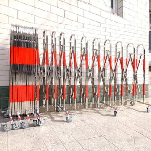 Expandable Barrier Gate – Aluminum Alloy & Stainless Steel Telescopic Fence - Image 2