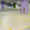 Car Parking Bay (Single Line) Epoxy Lines Marking Size: 2400mm(W) x 4800mm(L)