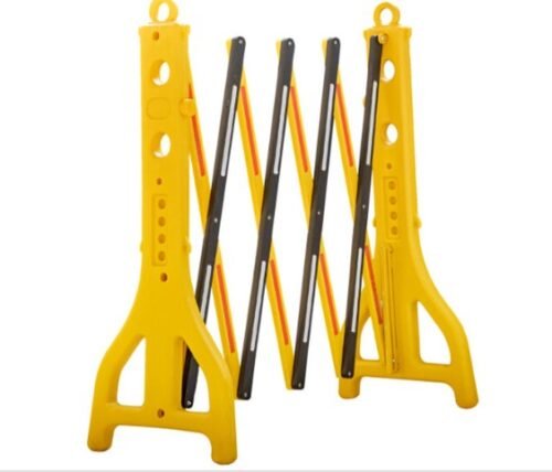 Plastic Expandable Barrier – 2.5M Yellow/Black for Safety & Crowd Control