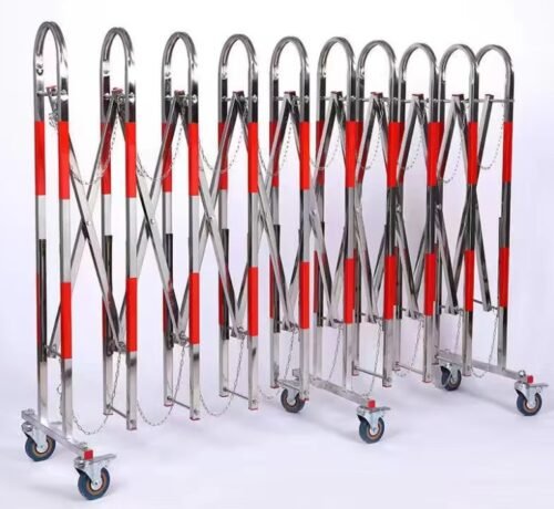 Expandable Barrier Gate – Aluminum Alloy & Stainless Steel Telescopic Fence - Image 4