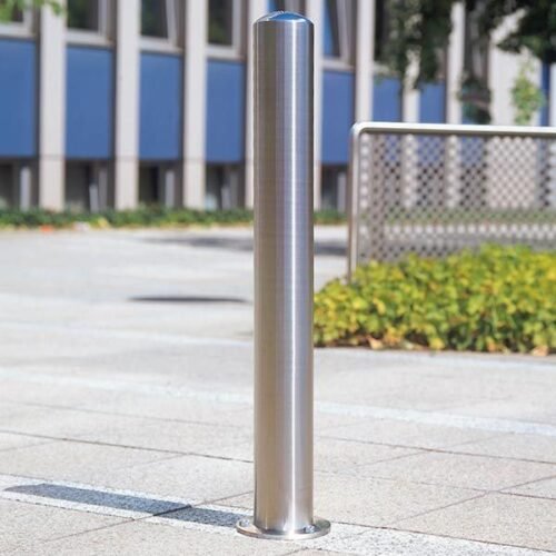 Bollard Stainless Steel Heavy Duty Bollard, Size: 100mm (Dia) x 1000mm(H) | Matte/Mirror finished - Image 2