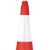 Road BIG Cone | Reflective Road Cone with Ring Circular Isolation BIG GIANT Cone Traffic Facilities | BIG Traffic Cone - 100cm(40" H) - PE Material