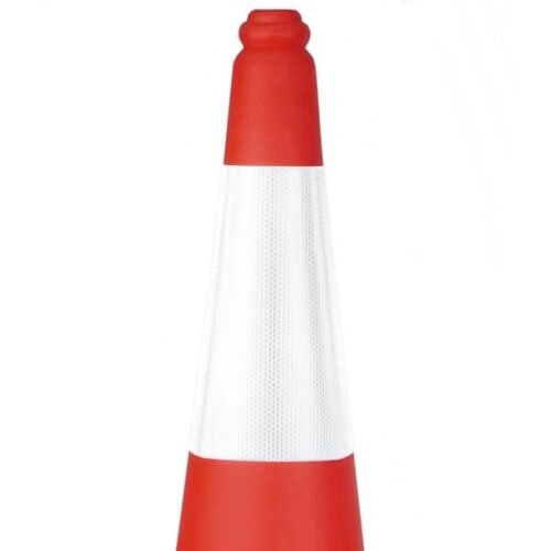 Road BIG Cone | Reflective Road Cone with Ring Circular Isolation BIG GIANT Cone Traffic Facilities | BIG Traffic Cone - 100cm(40" H) - PE Material - Image 4