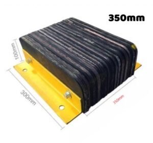 "Heavy-Duty Laminated Dock Bumper | Loading Bay Dock Laminated Rubber Bumper"350mm Heavy-Duty Laminated Dock Bumper – Durable Loading Bay Protection | BPDM-00001