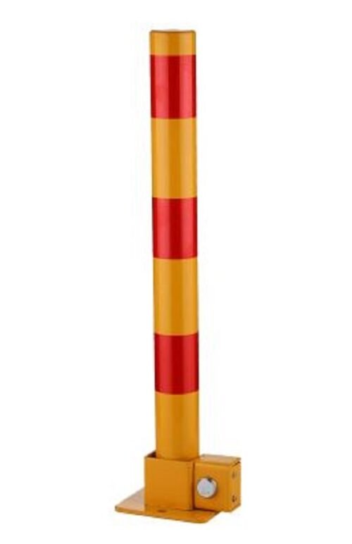 Parking Barrier Pole | Vehicle Security Lock Post | 600mm Height Car Safety Bollard with Base Lock - Image 6