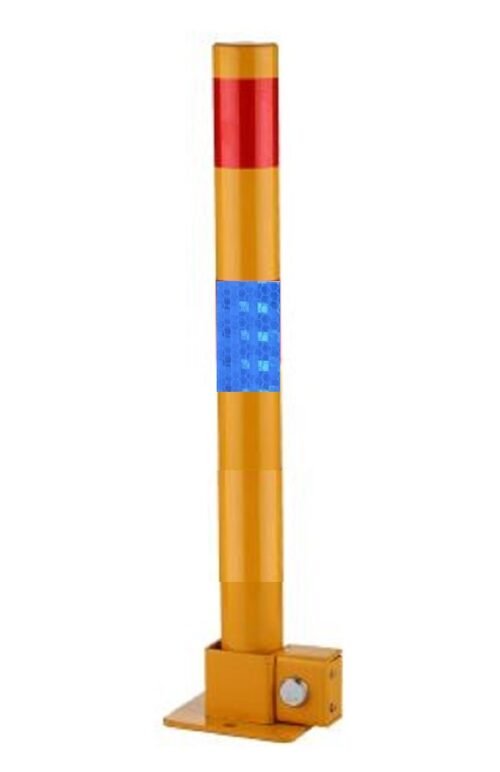 Parking Barrier Pole | Vehicle Security Lock Post | 600mm Height Car Safety Bollard with Base Lock - Image 8