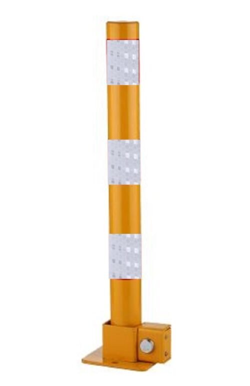 Parking Barrier Pole | Vehicle Security Lock Post | 600mm Height Car Safety Bollard with Base Lock - Image 11