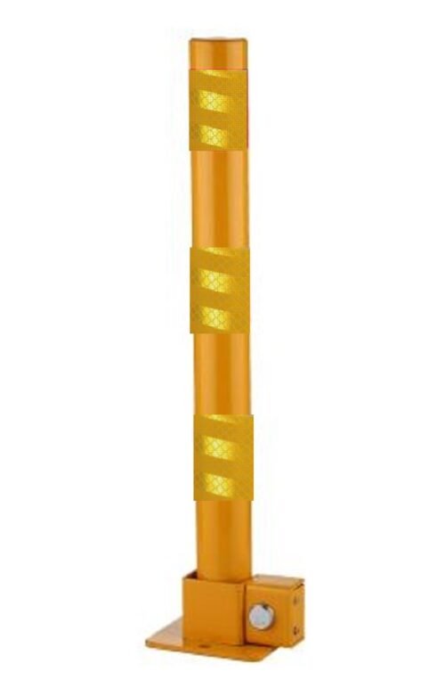 Parking Barrier Pole | Vehicle Security Lock Post | 600mm Height Car Safety Bollard with Base Lock - Image 9