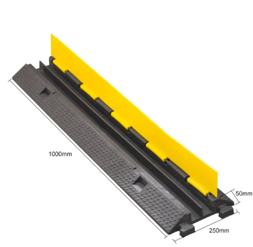 Heavy Duty Cable Protector Ramp | 1 to 5 Channel Cable Hump Rubber | Traffic Safety Cable Cover Malaysia - Image 3