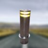 Heavy-Duty Stainless Steel Bollard | Embedded 600mm (H) x 168mm (Dia) Security Post