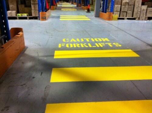 Epoxy Coating Pedestrian Walkway Line Marking for Car Parks & Factories - Image 5
