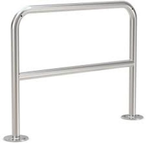 Stainless Steel | Anti-Collision Guardrail | Double Hoop Modular Safety Barrier Size: 48” (1220mm Length) x 39” (1000mm Height) x 1.6mm Thickness - Image 3
