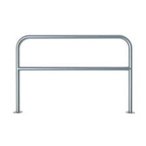 Stainless Steel | Anti-Collision Guardrail | Double Hoop Modular Safety Barrier Size: 48” (1220mm Length) x 39” (1000mm Height) x 1.6mm Thickness - Image 4