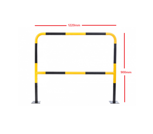 Modurail Modular Safety Railing 1220mm x 900mm x 1.6mm. Ideal for contractors, factories, residential, and building safety zones. Strong, durable, and easy to install.