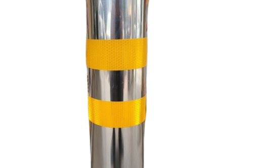 Stainless Steel Bollard – Heavy Duty Permanent Fixed Type Size: 750mm(H) X 100mm(D) - Image 3