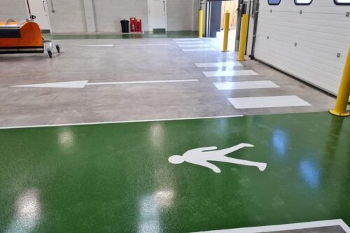 Epoxy Coating Pedestrian Walkway Line Marking for Car Parks & Factories - Image 6