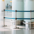 Queue management stand with double belt Stainless steel queue barrier Malaysia